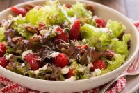 Sweet and Tangy Strawberry Goat Cheese Salad