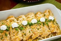 Zesty Roast Chicken Verde Enchiladas