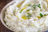 Velvety Cauliflower Puree with Garden Herbs