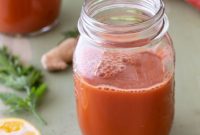 Golden Glow Carrot Ginger Juice