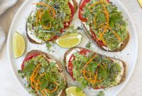 Vibrant Tomato Avocado Toast