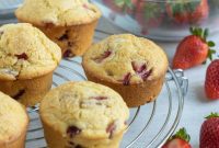 Fluffy Gluten-Free Strawberry Muffins