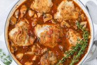 Effortless One Pan Italian Chicken Thighs