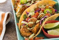 Smoky Baja Shrimp Tacos with Fresh Avocado Crema
