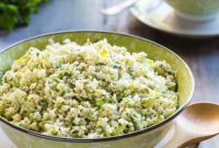 Creamy Cheesy Cauliflower Rice