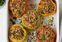 Flavorful Turkey Stuffed Pepper Boats