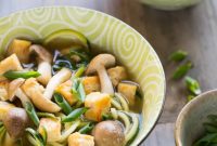 Umami Miso Tempeh Vegetable Soup