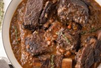 Tender Red Wine Braised Short Ribs