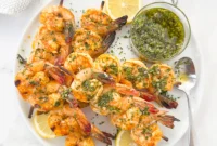 Grilled or Baked Shrimp Skewers