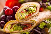 Creamy Avocado Turkey Wraps