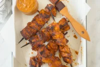 Fiery Harissa Chicken Skewers