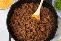 Easy Ground Beef or Turkey Tacos