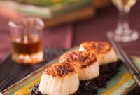 Zesty Orange Miso Scallops
