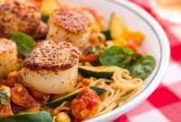 Seared Scallop Pasta Delight