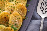 Golden Garlic Parmesan Roast Potatoes