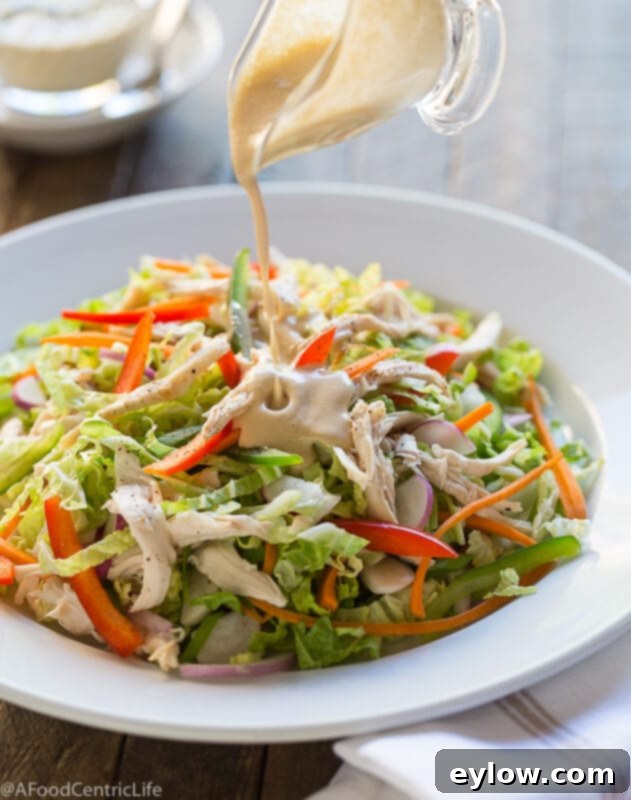 Zingy Ginger Chicken Salad 2 chinese chicken salad | AFoodCentricLife.com