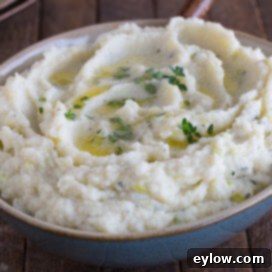 creamy cauliflower puree | AFoodCentricLife.com