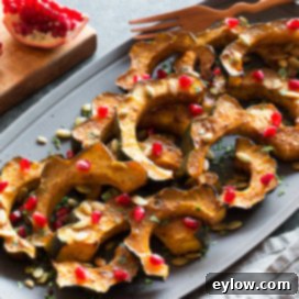 maple roasted acorn squash | AFoodCentricLife.com