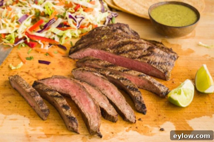 Grilled Flank Steak Mexican Style | AFoodCentricLife.com