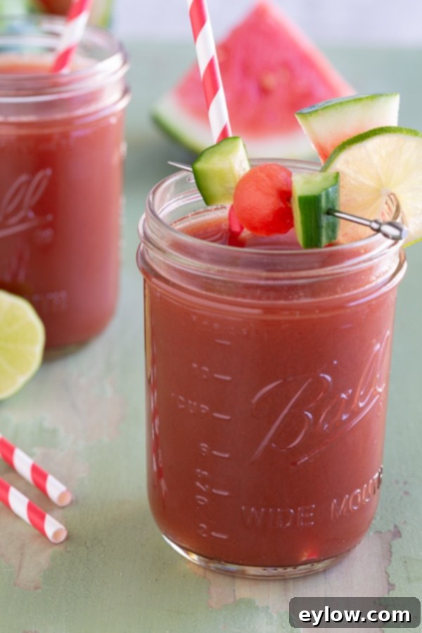 Watermelon Cucumber Refresher 2 homemade watermelon cucumber juice | afoodcentriclife.com