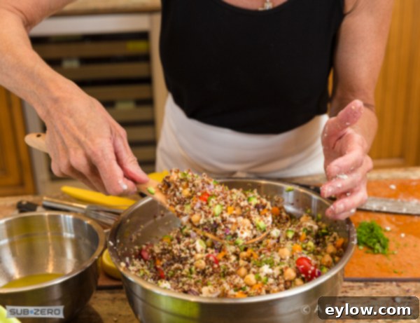 Daniel Plan Mediterranean Quinoa Salad|AFoodCentricLife.com