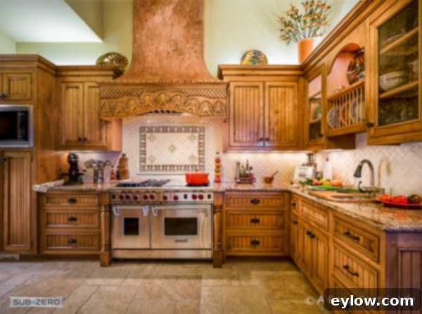 Beautiful gourmet kitchen with Wolf range.