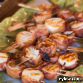 grilled scallops wrapped in prosciutto | afoodcentriclife.com