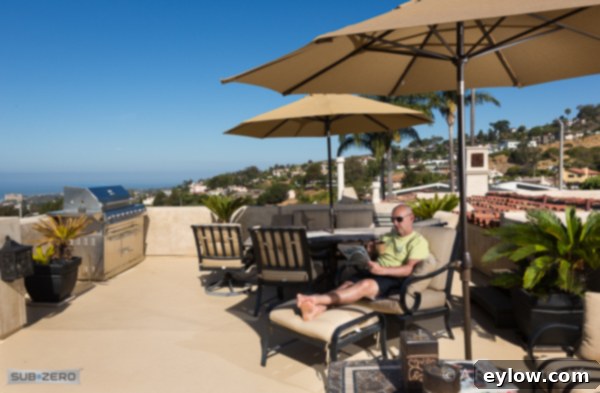 The blue coast of California from the top deck.