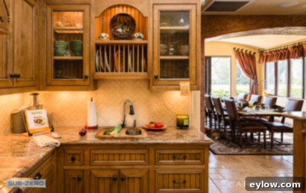 Another shot of the gourmet kitchen.