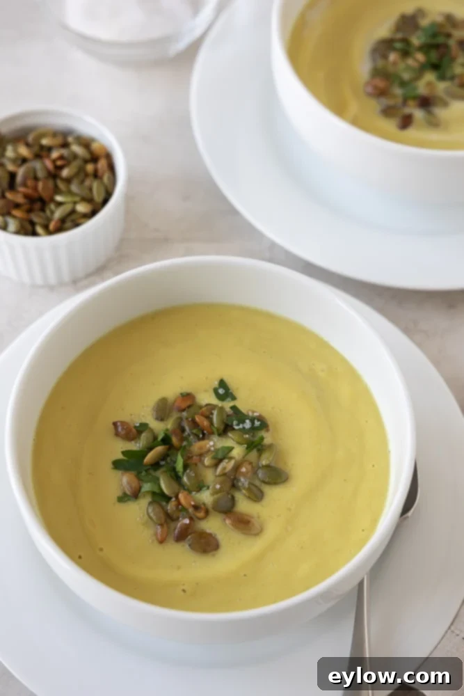 creamy curried cauliflower soup | afoodcentriclife.com