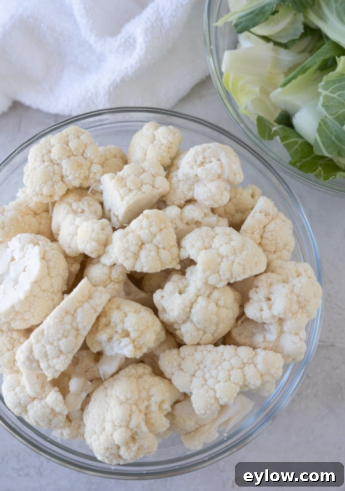 curry cauliflower soup ingredients | afoodcentriclife.com