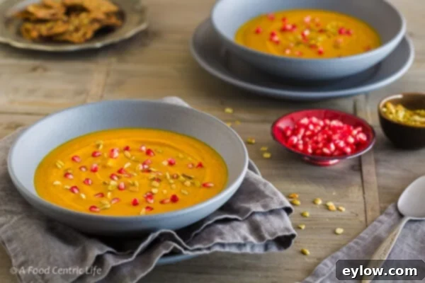Golden Root Comfort Soup 6 Curried Butternut Carrot Soup | AFoodCentricLife.com