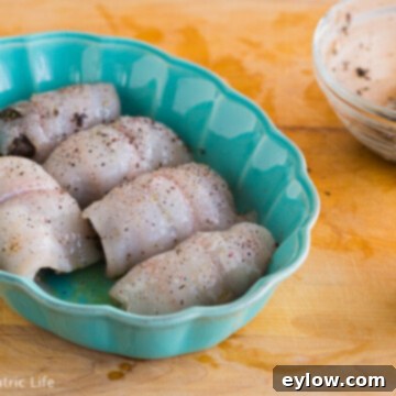 Mushroom Stuffed Sole|AFoodCentricLife.com
