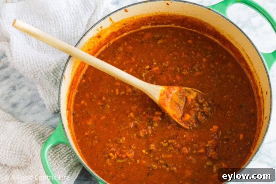 Bison Bolognese Meat Sauce|AFoodCentricLife.com