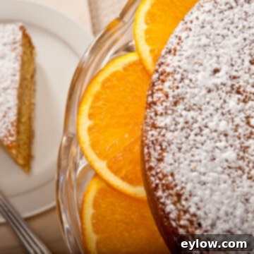 Orange almond torte | AFoodCentricLife.com - A delectable gluten-free almond flour orange cake ready to be served