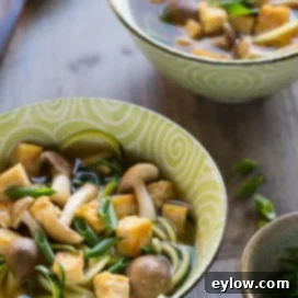 Umami Miso Tempeh Vegetable Soup 3 Vegetable miso soup|AFoodCentricLife.com