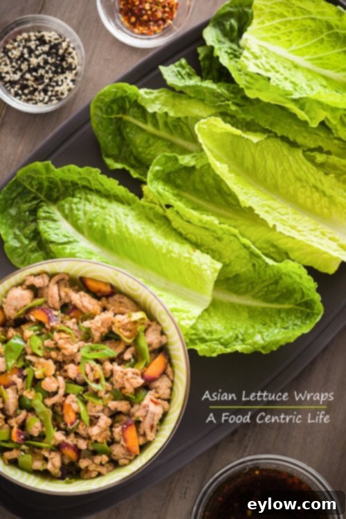 Flavorful Turkey Lettuce Wraps 2 Delicious Asian Ground Turkey Lettuce Wraps with fresh ingredients