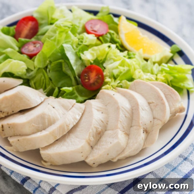how to poach chicken breasts | AFoodCentricLife.com