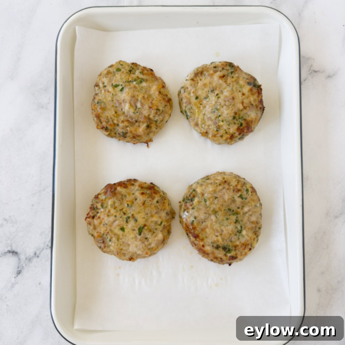 Homemade Air Fryer Chicken Patties 7 Finished air fryer chicken patties ready to enjoy.