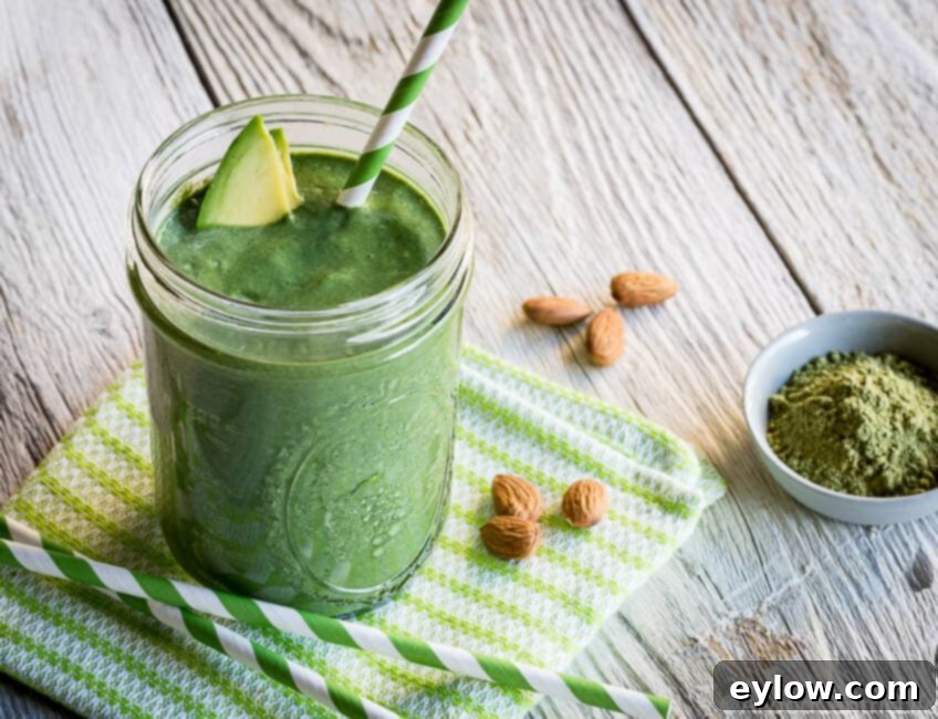 Avocado Matcha Dream Smoothie 2 Matcha Avocado Green Tea Smoothie for a healthy breakfast