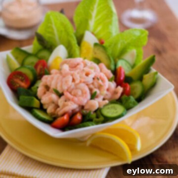 Shrimp Louie Salad | AFoodCentricLife.com