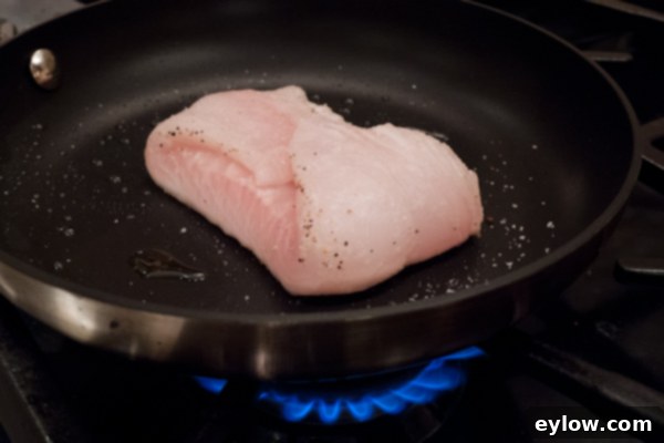 lemon caper halibut | afoodcentriclife.com