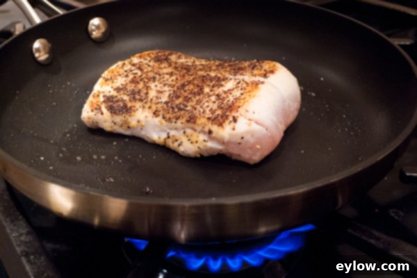 pan roasted halibut | afoodcentriclife.com