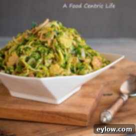 Shaved Brussels Sprouts | A FoodCentricLife.com