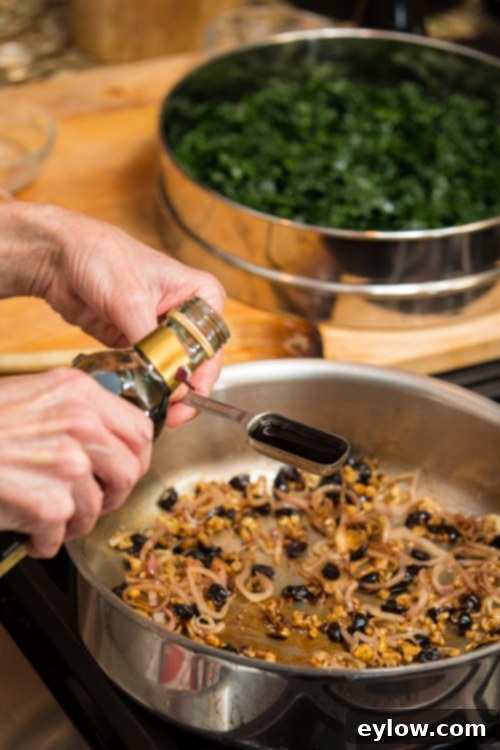 Warm kale salad | afoodcentriclife.com