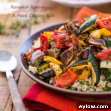 roasted vegetable ratatouille | AFoodCentricLife.com