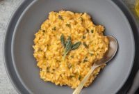 Velvet Pumpkin Sage Risotto